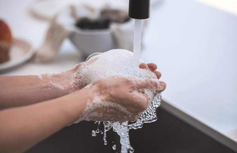 Proper Hand washing is key to stop the spread of viruses